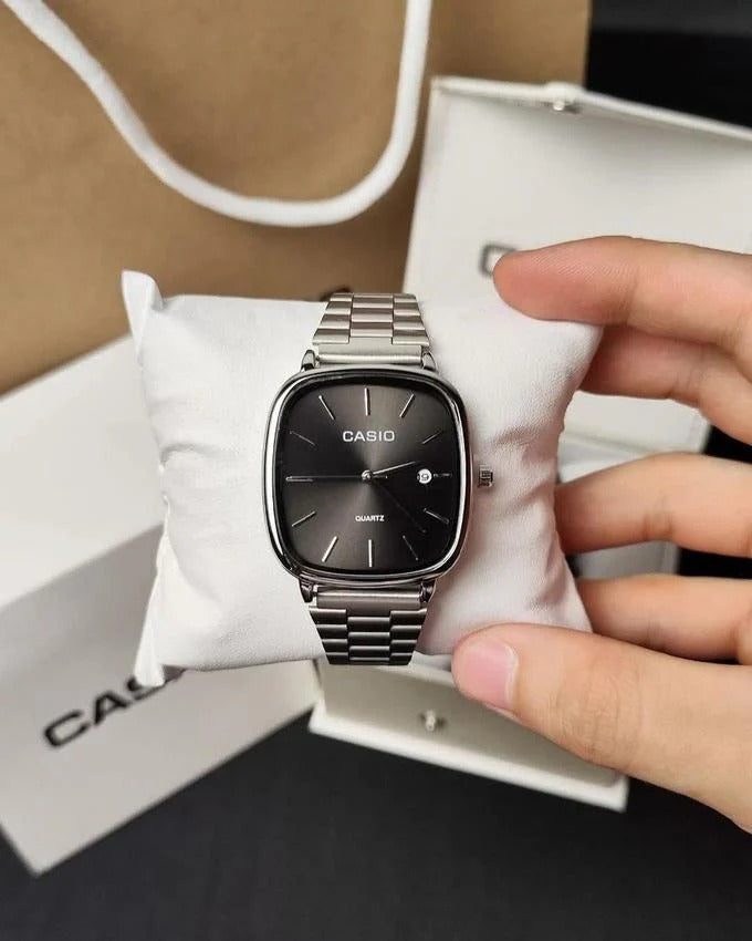 Casio Analog Silver - Black