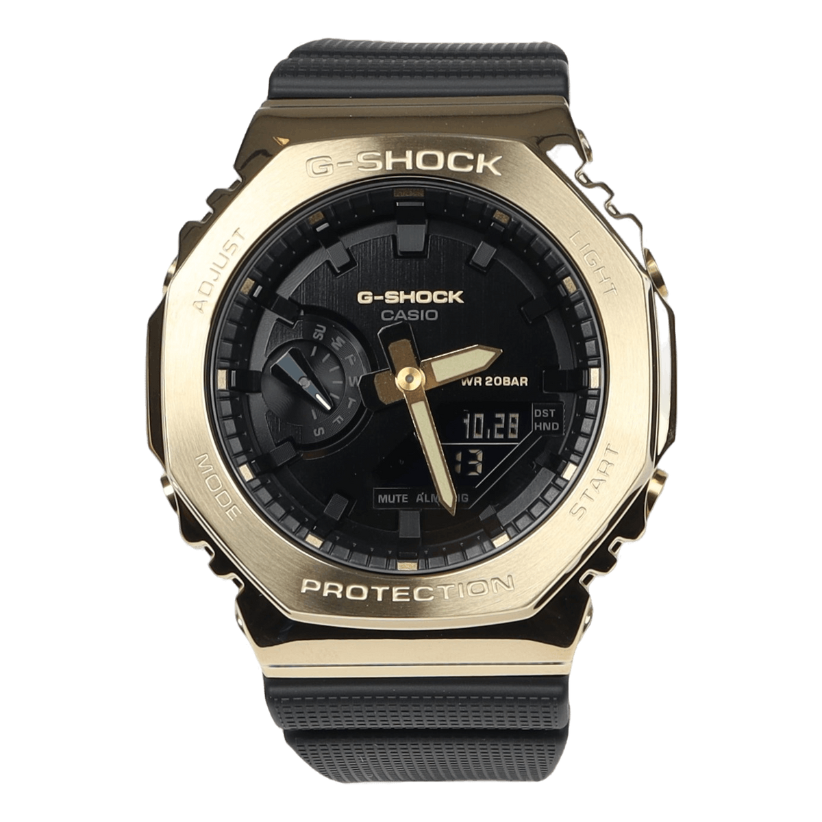 G-SHOCK GM-2100 – Full Metal Gold Bezel | Black Dial Octagon Beast