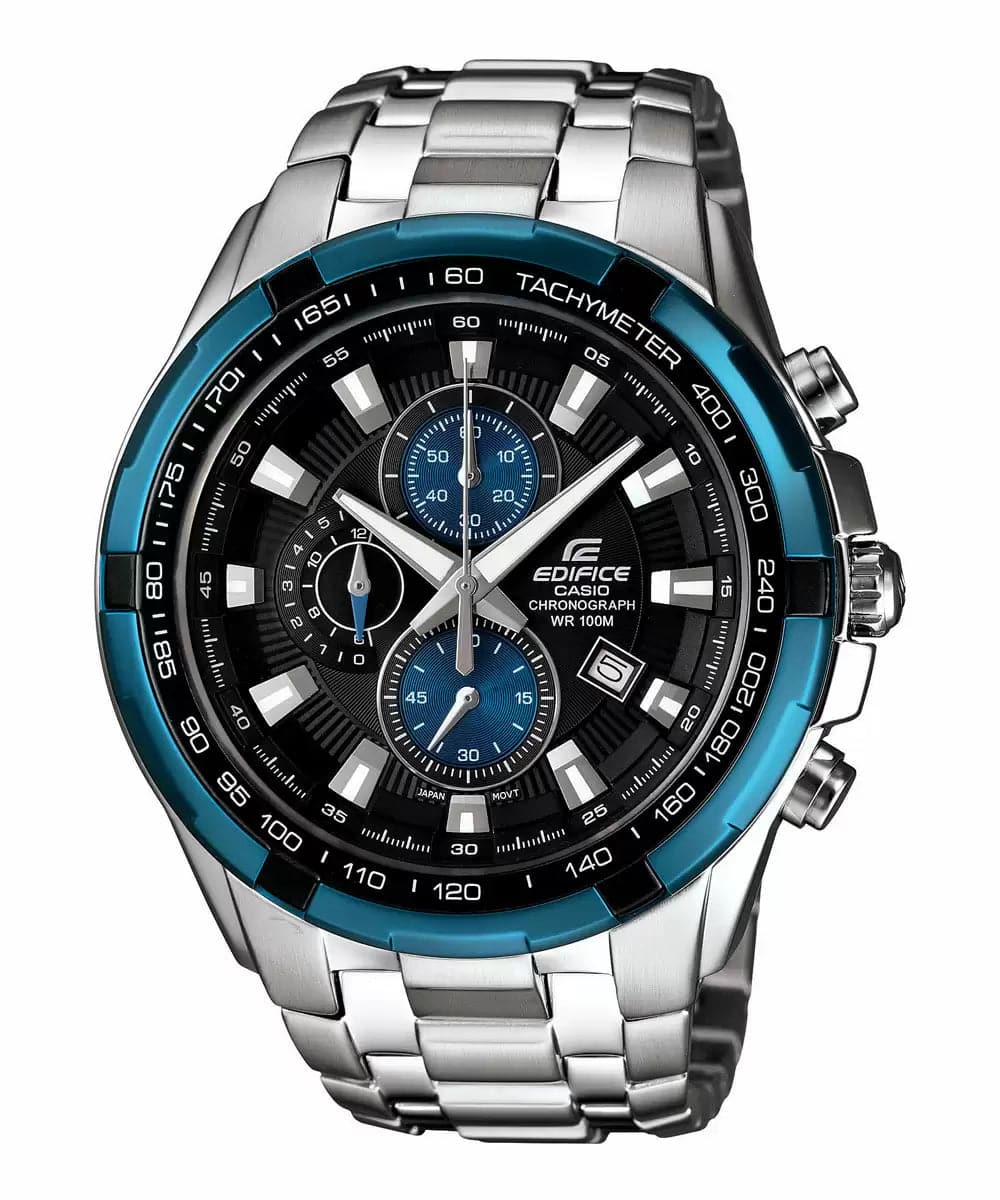 Casio Edifice EFR-539 | Silver Blue Sport Edition