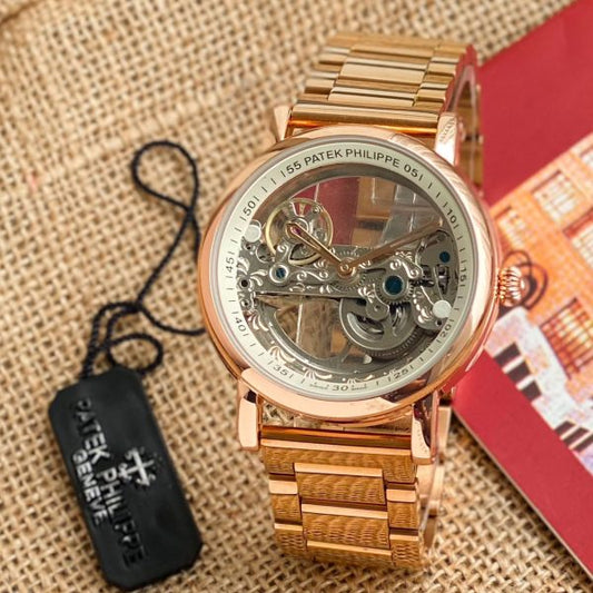 Patek Philippe Automatic Metal belt (Rose gold)