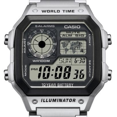 CASIO AE 1200 Illuminator - Silver Black