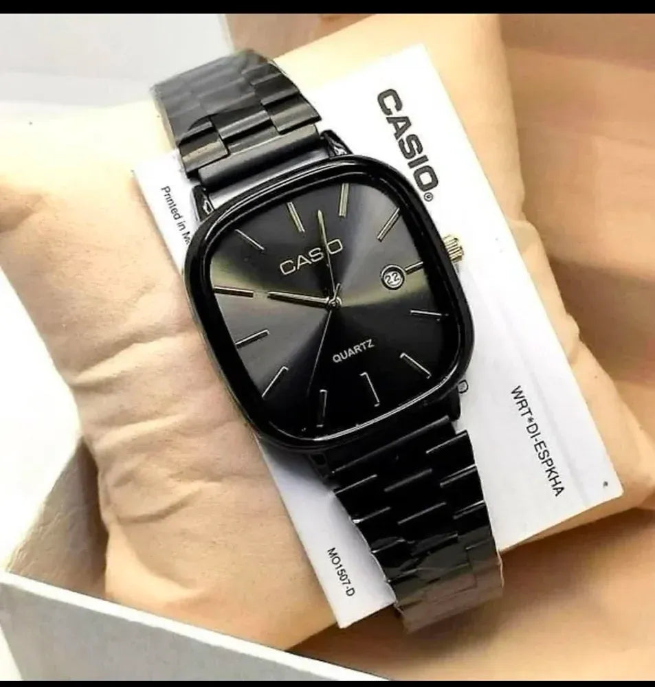 CASIO ANALOG FULL BLACK