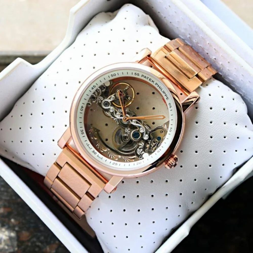 Patek Philippe Automatic Metal belt (Rose gold)